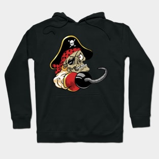 Pirate with a Red Bandana Hoodie